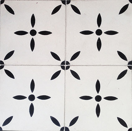 Margarita B&W Encaustic Cement Tiles 20cm*20cm*1.5cm